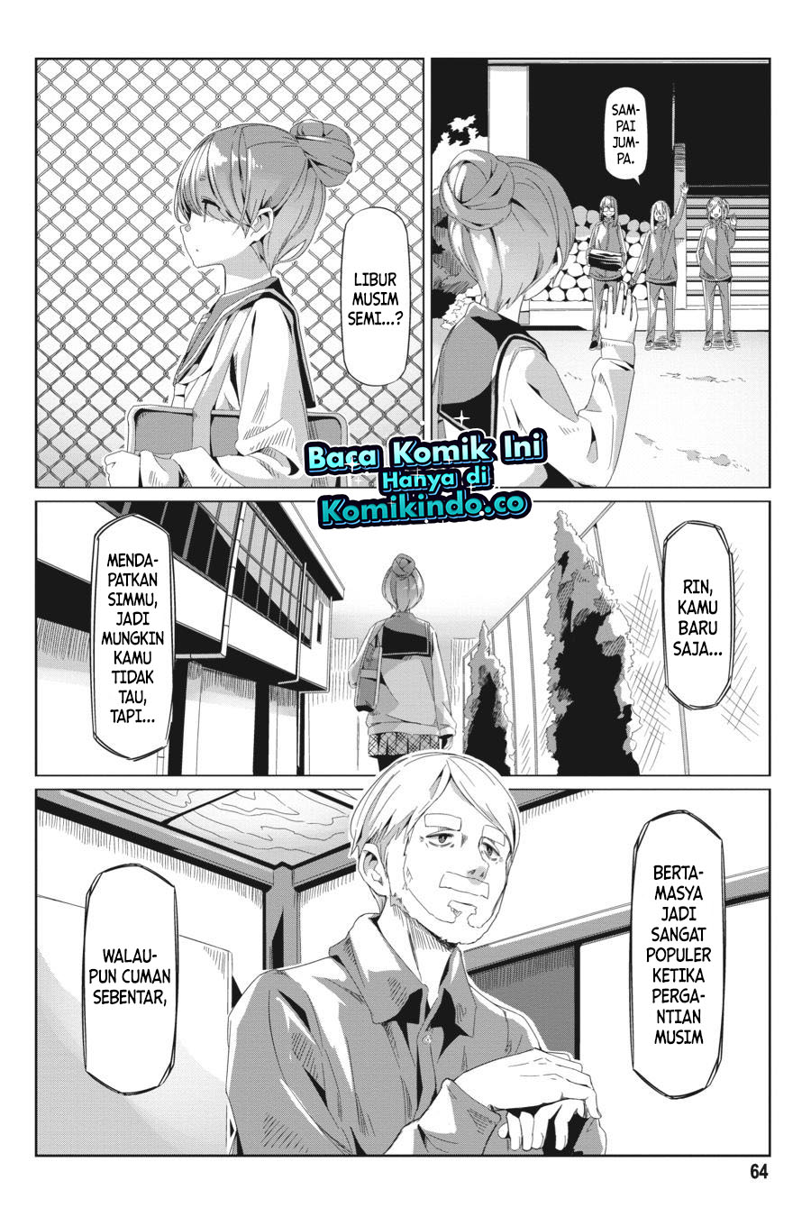 Yuru-Camp chapter 66 halaman 11