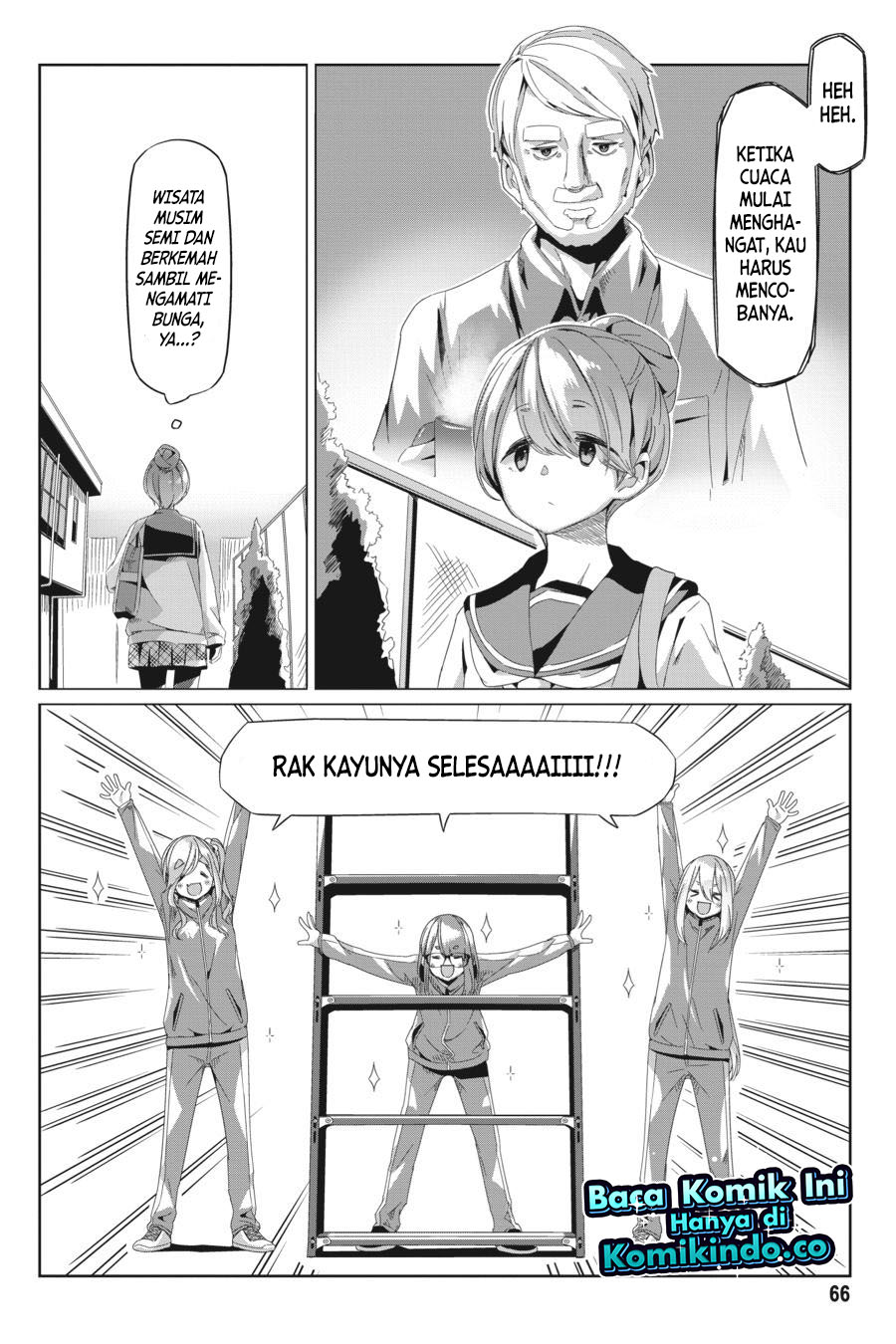 Yuru-Camp chapter 66 halaman 13