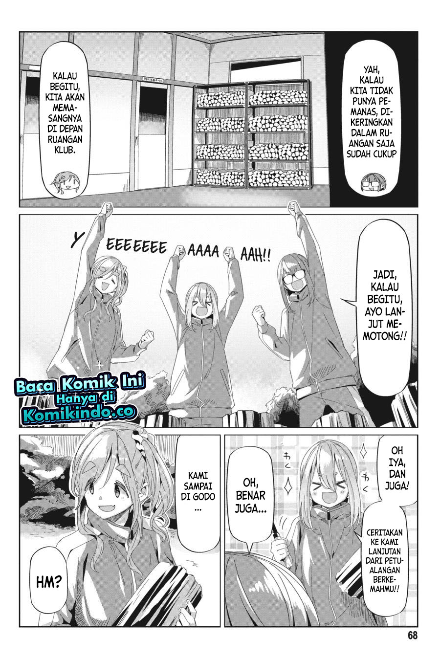 Yuru-Camp chapter 66 halaman 15