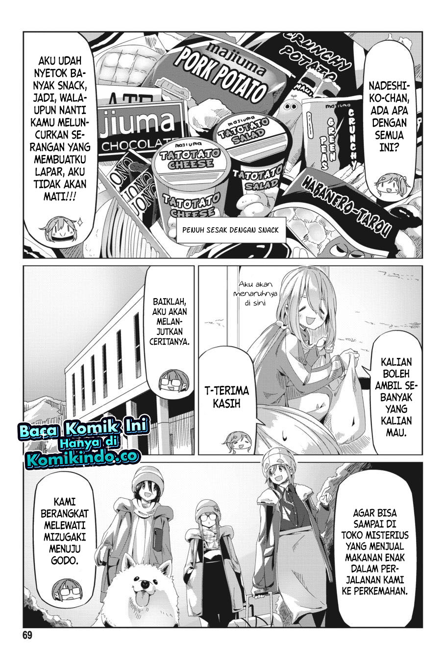 Yuru-Camp chapter 66 halaman 16