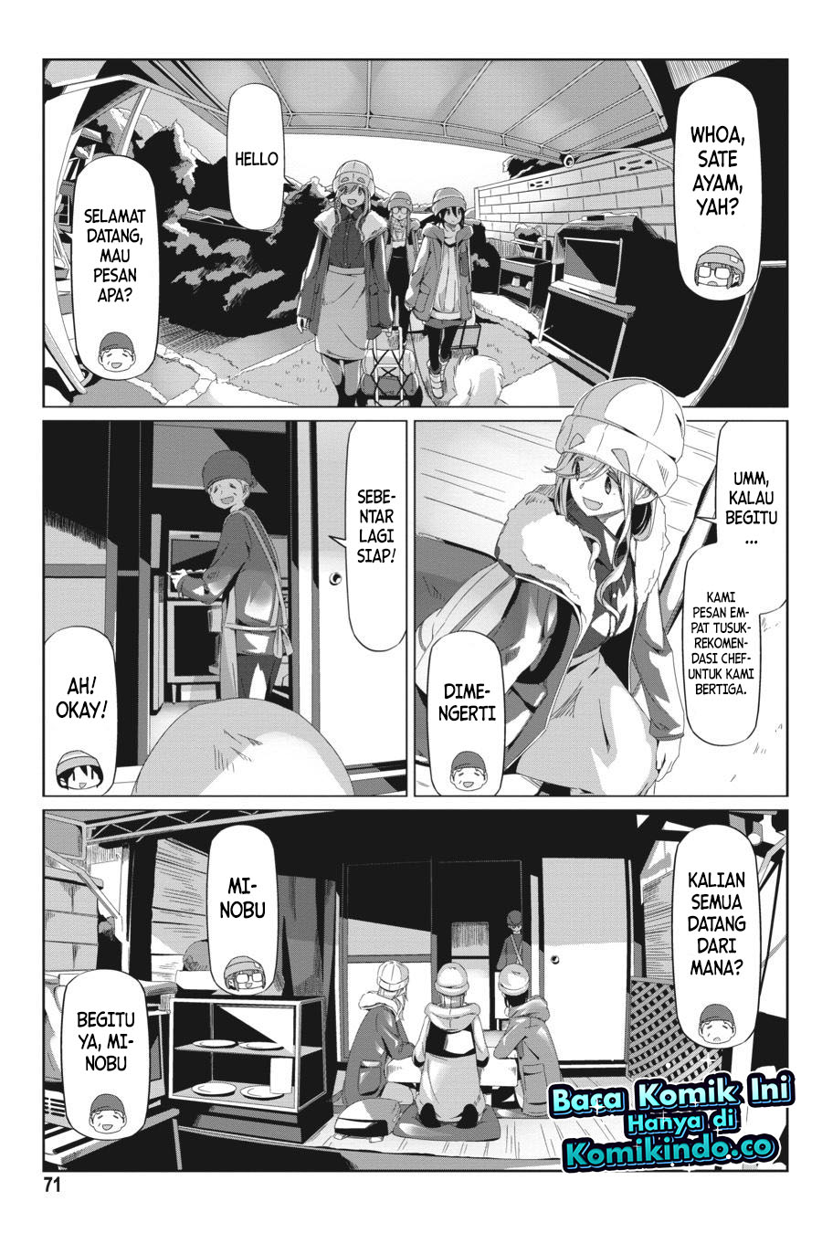 Yuru-Camp chapter 66 halaman 18