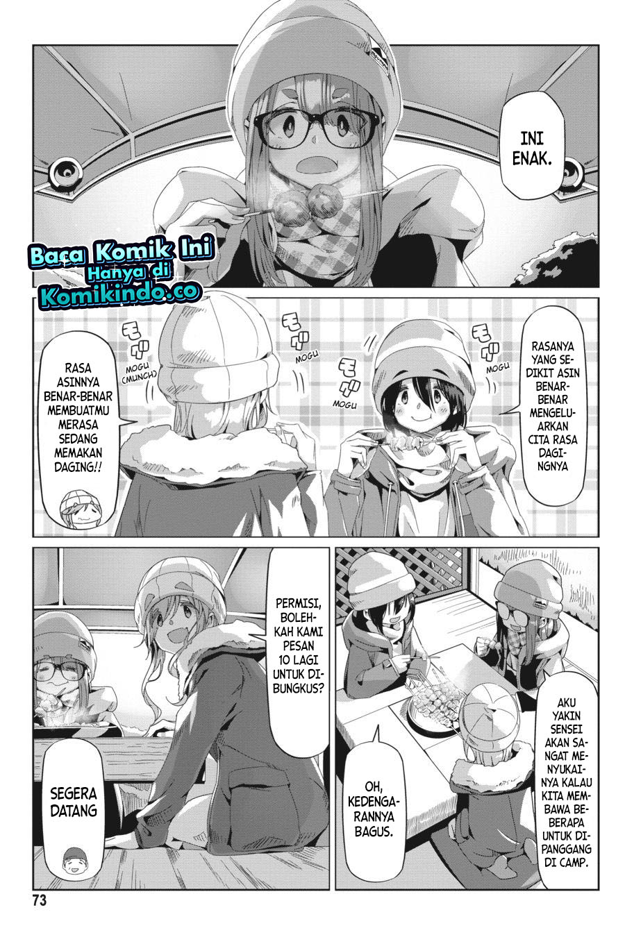 Yuru-Camp chapter 66 halaman 20