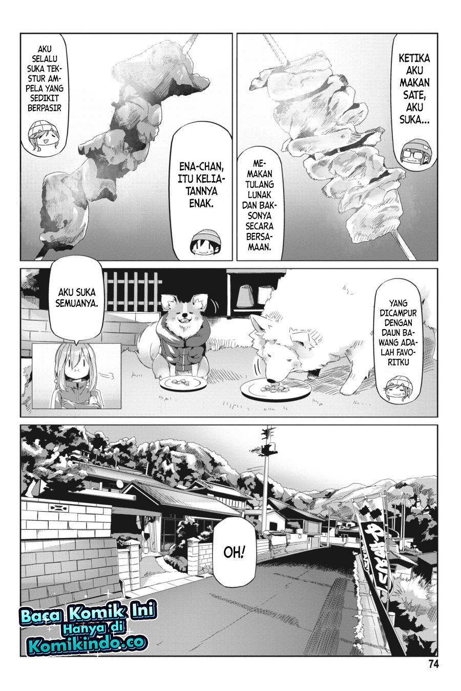 Yuru-Camp chapter 66 halaman 21