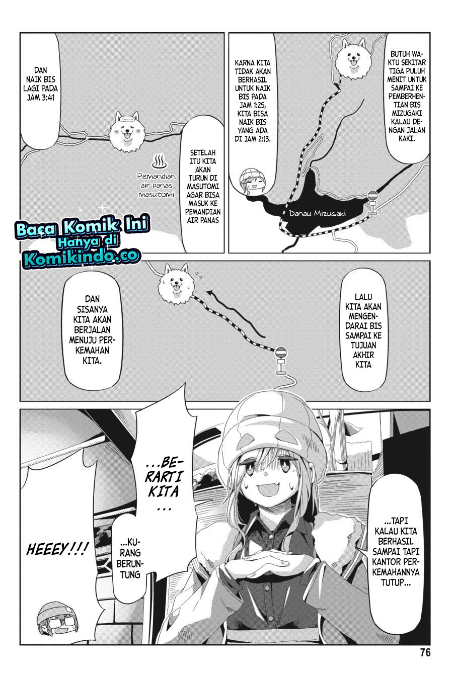 Yuru-Camp chapter 66 halaman 23