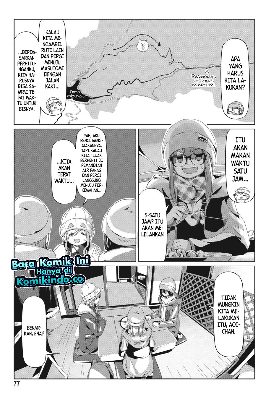 Yuru-Camp chapter 66 halaman 24