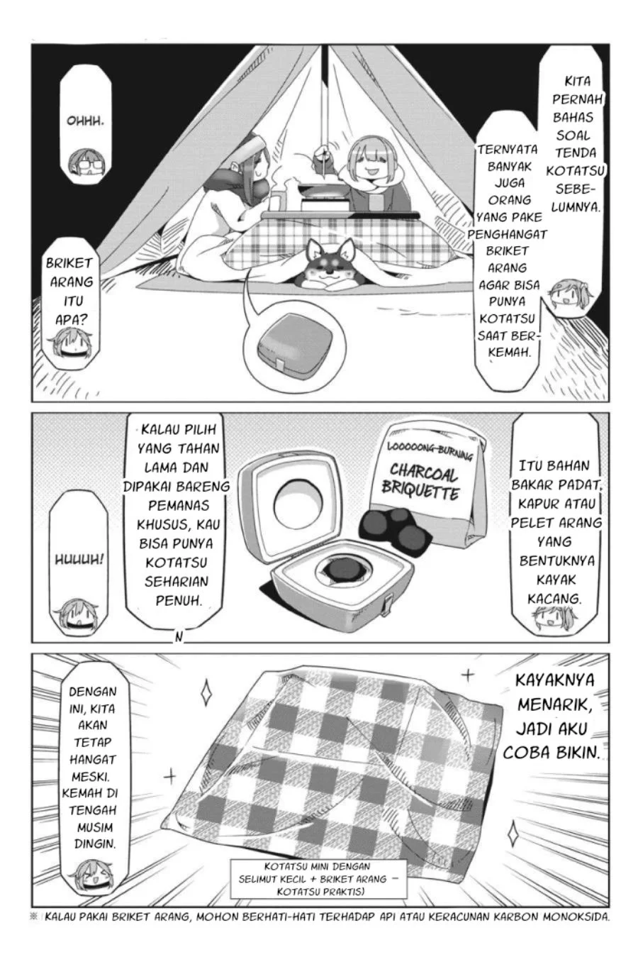 Yuru-Camp chapter 69.5 halaman 7
