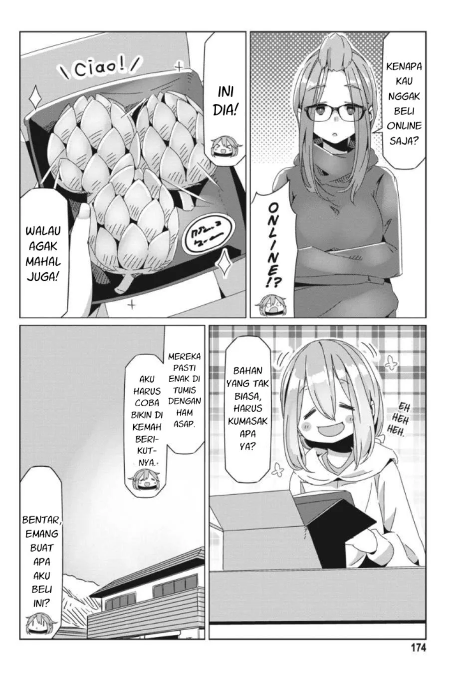 Yuru-Camp chapter 69.5 halaman 16