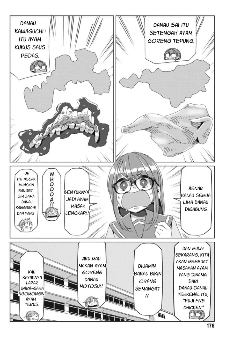 Yuru-Camp chapter 69.5 halaman 18