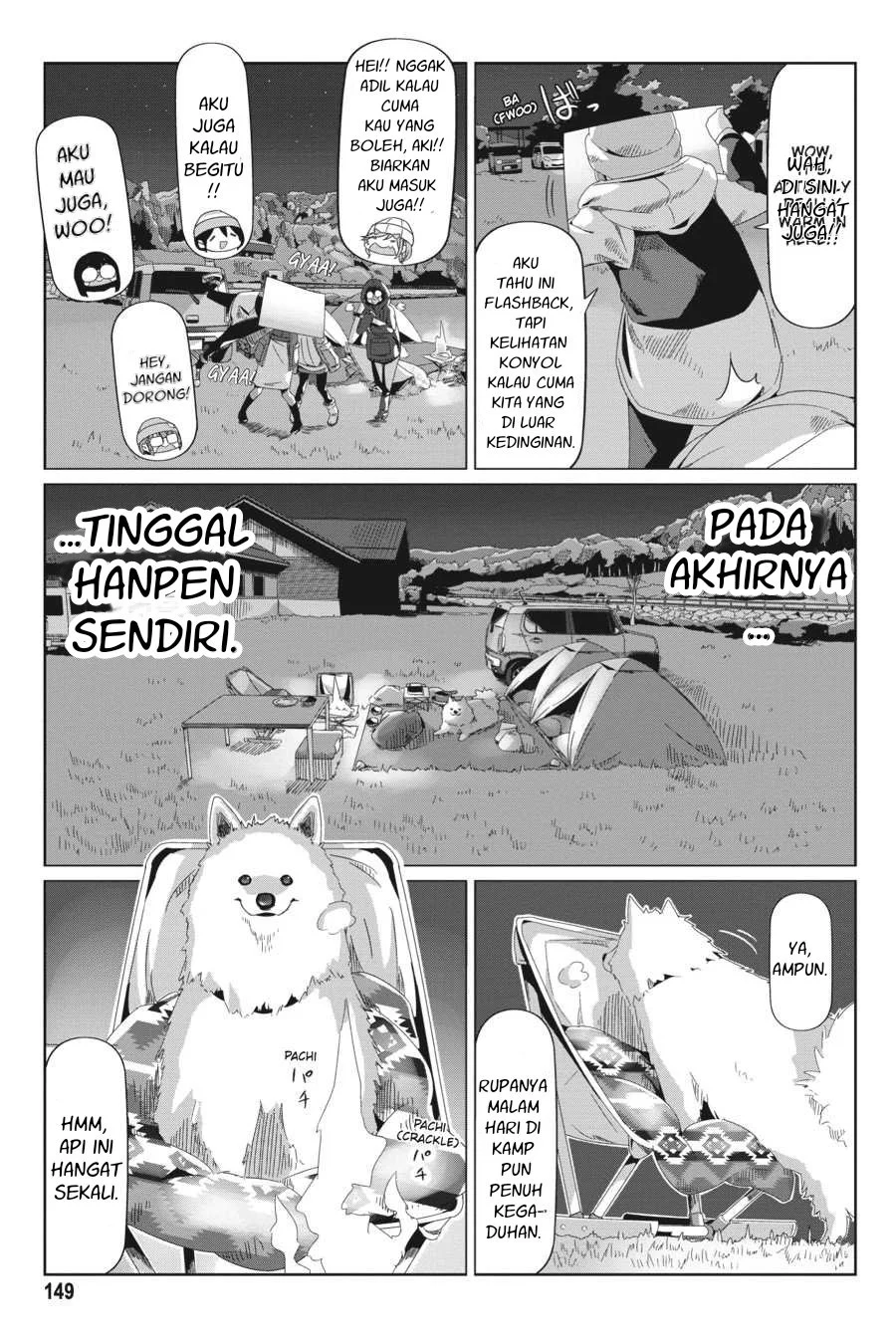 Yuru-Camp Bab 69 halaman 18