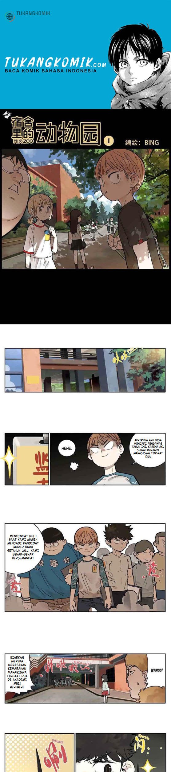 Zoo in the Dorm chapter 01 halaman 1