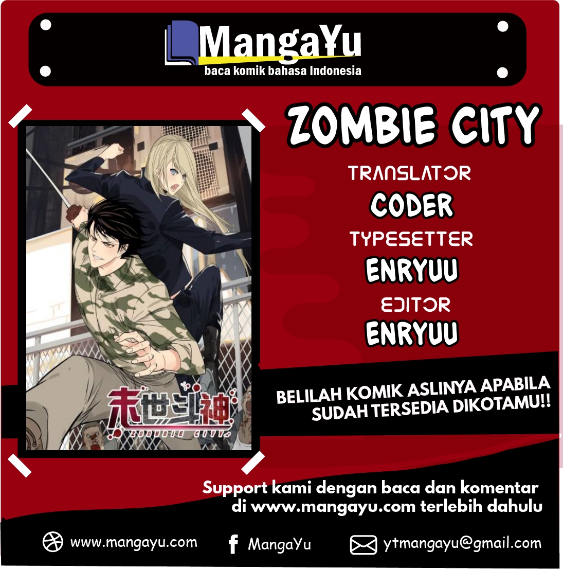 Zoombie City Bab 01 halaman 1